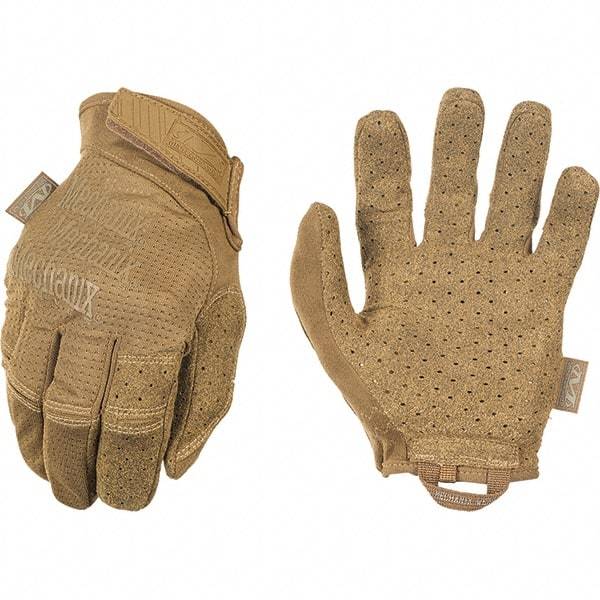 Mechanix Wear - Size M Work Gloves - For Work & Driver, Uncoated, Adjustable Closure Cuff, Full Fingered, Tan, Paired - Caliber Tooling