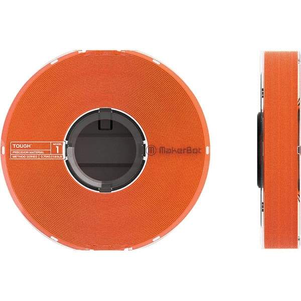 MakerBot - PLA-ABS Composite Spool - Orange, Use with MakerBot Method Performance 3D Printer - Caliber Tooling
