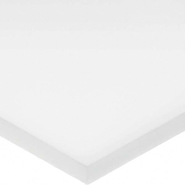 USA Sealing - 1' x 4" x 1" Opaque White HDPE Rectangular Bar - Caliber Tooling