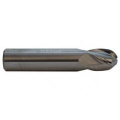 5/16 TuffCut GP Stub Length 4 Fl Ball Nose TiN Coated Center Cutting End Mill - Caliber Tooling