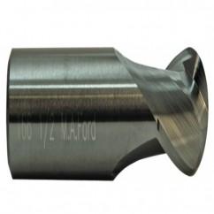 3/8 TuffCut GP Stub Length 2 Fl Ball Nose TiN Coated Center Cutting End Mill - Caliber Tooling