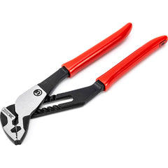 Crescent - Tongue & Groove Pliers; Type: Tongue and groove pliers ; Overall Length Range: 10" and Longer ; Maximum Capacity (Inch): 2.2 ; Jaw Style: V-Jaw ; Overall Length (Inch): 10.9 - Exact Industrial Supply