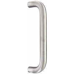 Rockwood - Door Pulls; Overall Length (Inch): 11 ; Finish/Coating: Satin Stainless Steel ; Grip Length: 4 (Inch); Projection: 3-1/2 (Inch) - Exact Industrial Supply