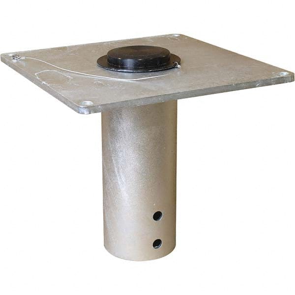 THERN - Davit Crane Bases Base Type: Flush Mount Base Finish/Coating: Stainless Steel - Caliber Tooling