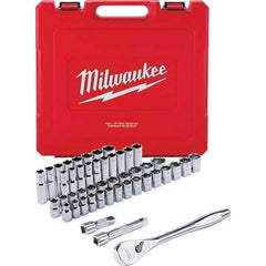 Milwaukee Tool - Socket Sets Measurement Type: Inch/Metric Drive Size: 1/2 - Caliber Tooling