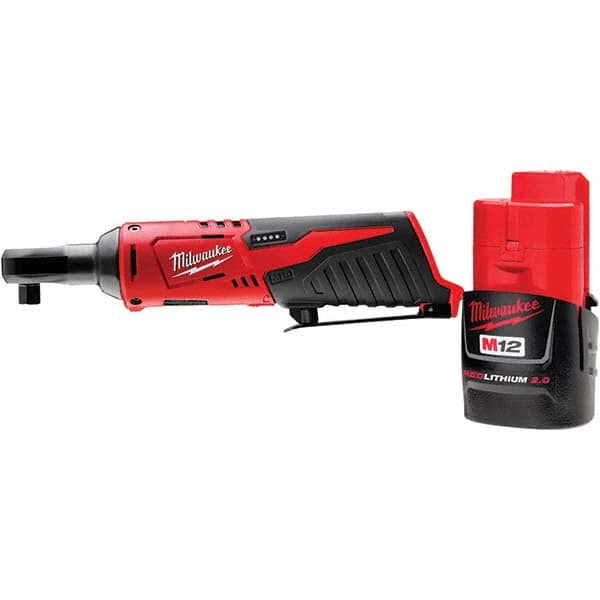 Milwaukee Tool - Cordless Impact Wrenches & Ratchets Voltage: 12.0 Drive Size (Inch): 1/4 - Caliber Tooling