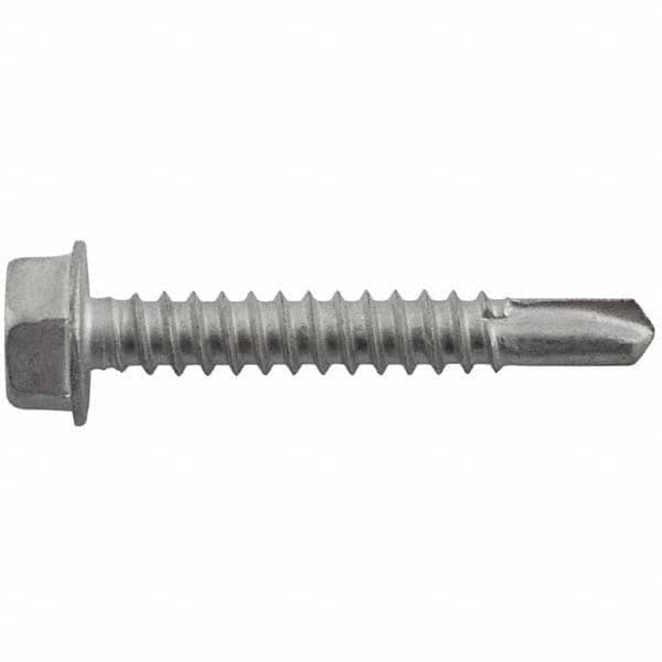 DeWALT Anchors & Fasteners - #12-14, Hex Washer Head, Hex Drive, 2-1/2" Length Under Head, #3 Point, Self Drilling Screw - Caliber Tooling