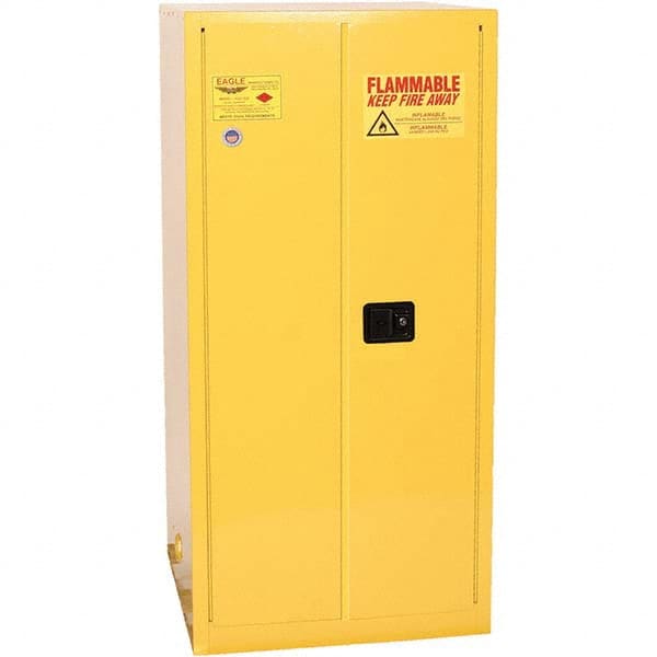 Eagle - Safety Cabinets Hazardous Chemical Type: Flammable and Combustible Liquids Color: Yellow - Caliber Tooling