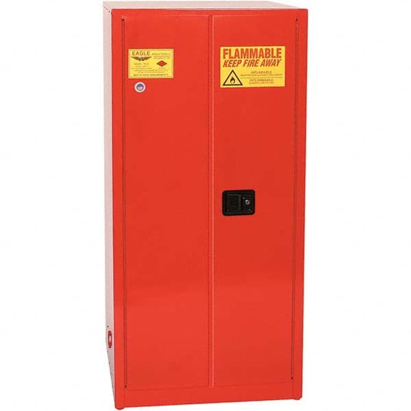 Eagle - Safety Cabinets Hazardous Chemical Type: Flammable and Combustible Liquids Color: Red - Caliber Tooling