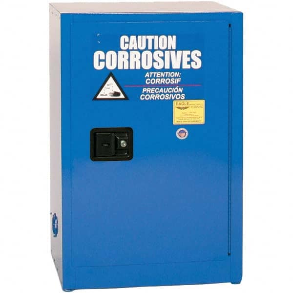 Eagle - Safety Cabinets Hazardous Chemical Type: Corrosive Chemicals Color: Royal Blue - Caliber Tooling