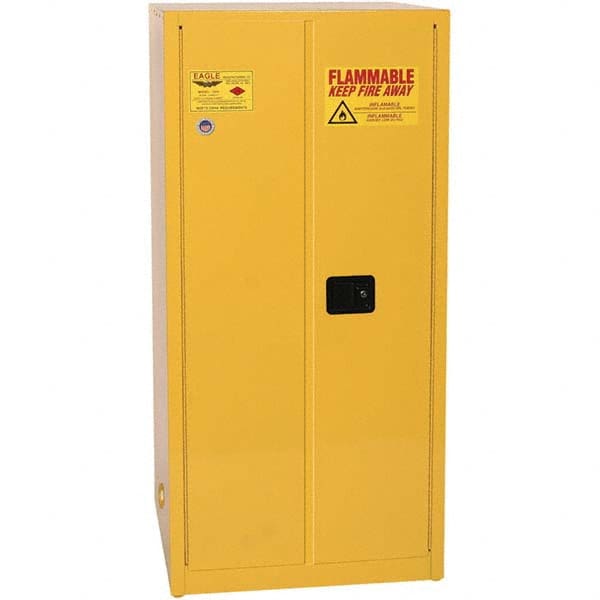 Eagle - Safety Cabinets Hazardous Chemical Type: Flammable and Combustible Liquids Color: Yellow - Caliber Tooling