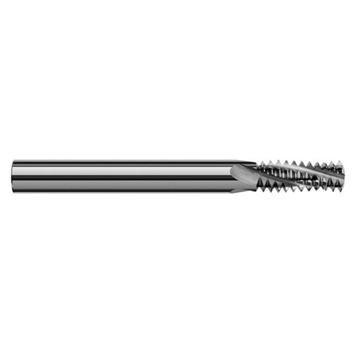 ‎0.0850″ Cutter Diameter × 0.1780″ Length of Cut Carbide Multi-Form M3-0.50 Thread Milling Cutter, 3 Flutes - Exact Industrial Supply