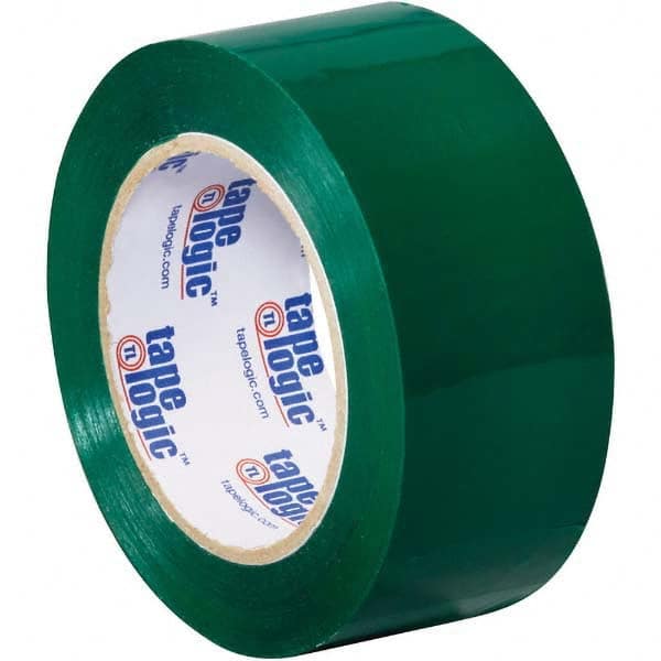 Tape Logic - Pack of (18) 110 Yd Rolls 2" Green Box Sealing & Label Protection Tape - Caliber Tooling