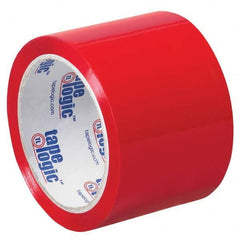 Tape Logic - Pack of (6) 55 Yd Rolls 3" Red Box Sealing & Label Protection Tape - Caliber Tooling