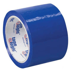 Tape Logic - Pack of (6) 55 Yd Rolls 3" Blue Box Sealing & Label Protection Tape - Caliber Tooling