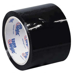 Tape Logic - Pack of (6) 55 Yd Rolls 3" Black Box Sealing & Label Protection Tape - Caliber Tooling