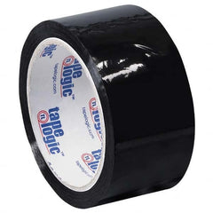 Tape Logic - Pack of (6) 55 Yd Rolls 2" Black Box Sealing & Label Protection Tape - Caliber Tooling