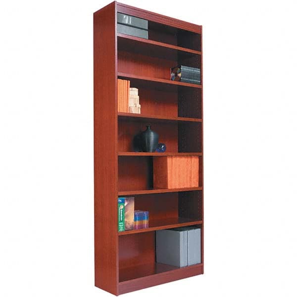 ALERA - Bookcases Height (Inch): 72 Color: Medium Cherry - Caliber Tooling