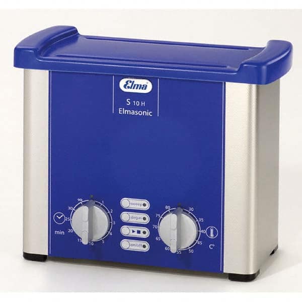 Elma - 0.25 Gal Bench Top Water-Based Ultrasonic Cleaner - Caliber Tooling