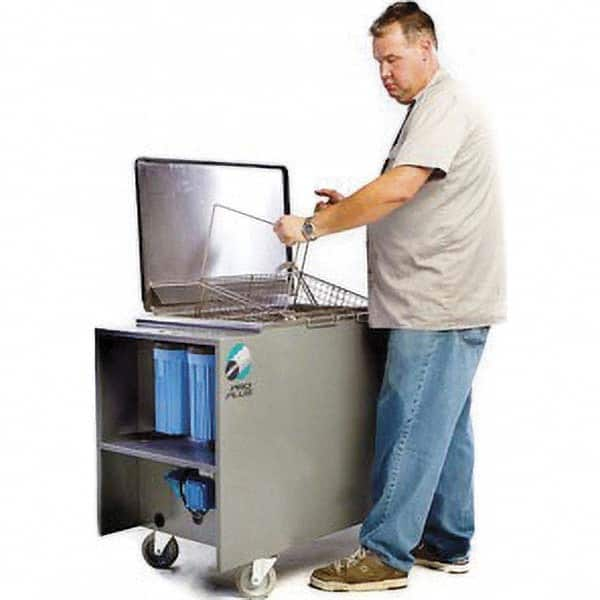 Shiraclean - 33 Gal Free Standing Water-Based Ultrasonic Cleaner - Caliber Tooling