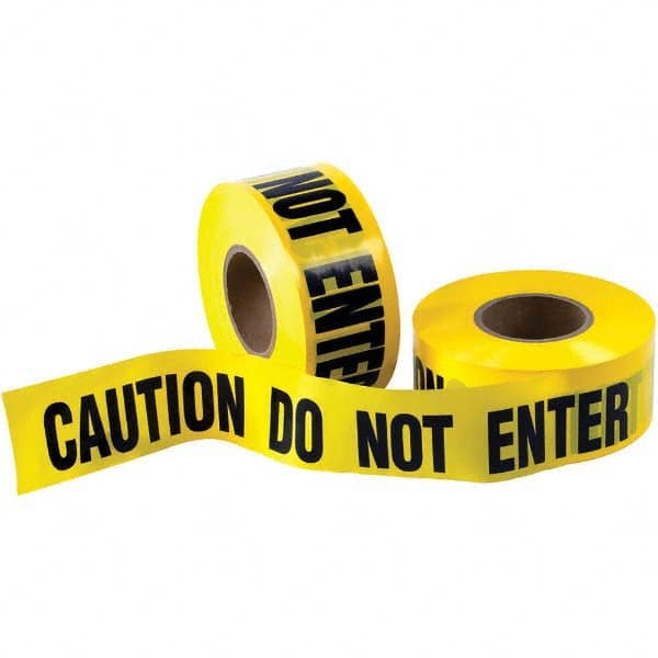 Value Collection - Barricade & Flagging Tape Tape Type: Barricade Legend: Do Not Enter - Caliber Tooling