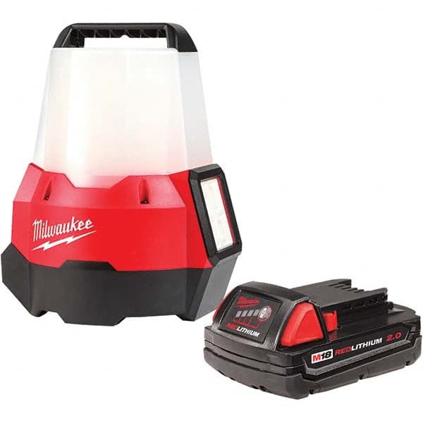 Milwaukee Tool - Cordless Work Lights Voltage: 18 Run Time: Up to 16 Hrs. - Caliber Tooling