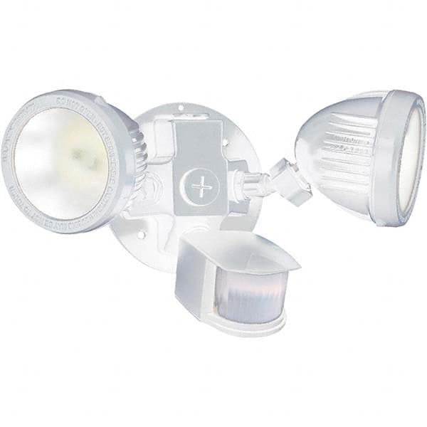 Hubbell Lighting - Motion Sensing Light Fixtures Detection Angle: 180 Number of Heads: 2 - Caliber Tooling