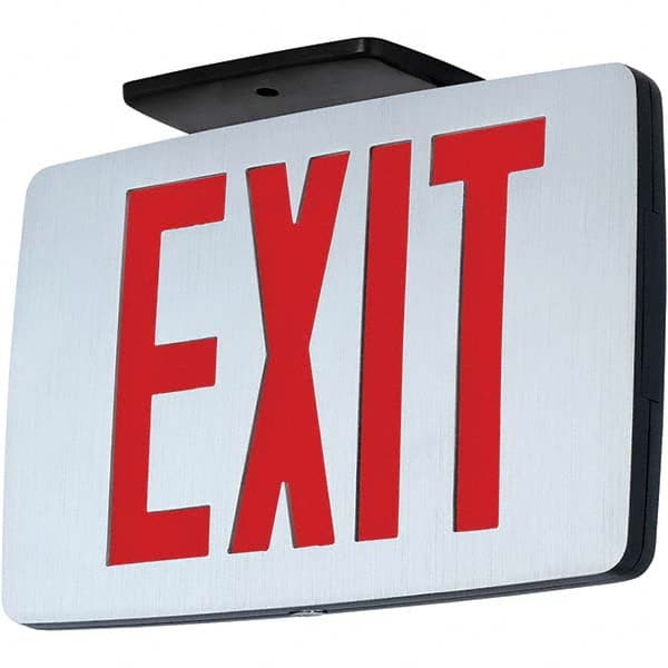 Hubbell Lighting - Illuminated Exit Signs Number of Faces: 1 Letter Color: Red - Caliber Tooling