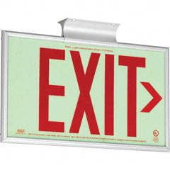 Hubbell Lighting - Illuminated Exit Signs Number of Faces: 1 Letter Color: Red - Caliber Tooling