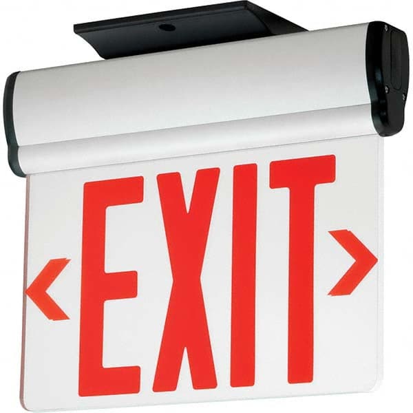 Hubbell Lighting - Illuminated Exit Signs Number of Faces: 1 Letter Color: Red - Caliber Tooling