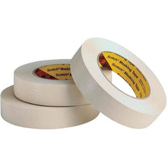 3M - 57" Wide x 60 Yd Long x 7.6 mil Tan Crepe Paper Masking Tape - Caliber Tooling