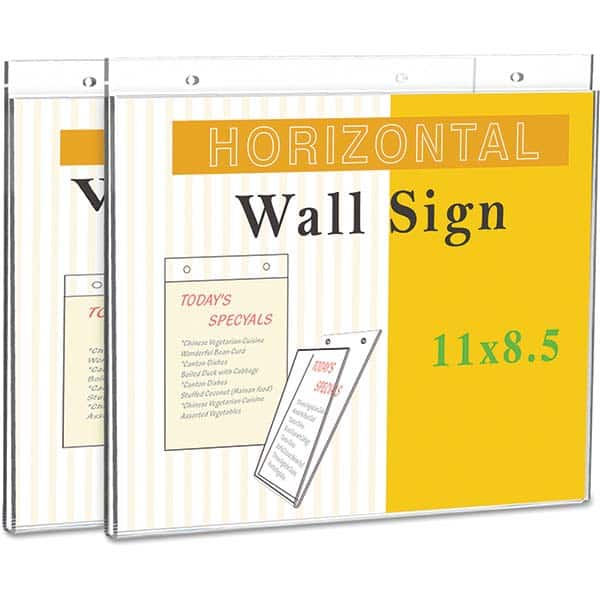 UNIVERSAL - Sign Holders & Frames Type: Wall Mount Sign Holder Sign Height Compatibility (Inch): 8-1/2 - Caliber Tooling