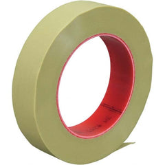 Masking Tape: 60 yd Long, 5.1 mil Thick, Green Polypropylene, Rubber Adhesive, 21 lb/in Tensile Strength