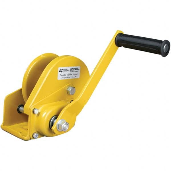 OZ Lifting Products - Winches Type: Brake Winch Line Pull Capacity (Lb.): 1,000 - Caliber Tooling