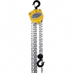 OZ Lifting Products - 1,000 Lb Capacity, 30' Lift Height, Manual Chain Hoist with Overload Protection - Caliber Tooling