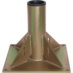 OZ Lifting Products - Davit Crane Bases Base Type: Pedestal Base Finish/Coating: Zinc Plated - Caliber Tooling