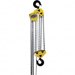 OZ Lifting Products - 20,000 Lb Capacity, 15' Lift Height, Manual Chain Hoist with Overload Protection - Caliber Tooling