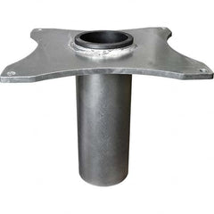 OZ Lifting Products - Davit Crane Bases Base Type: Socket Base Finish/Coating: Zinc Plated - Caliber Tooling