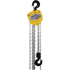 OZ Lifting Products - 4,000 Lb Capacity, 30' Lift Height, Manual Chain Hoist with Overload Protection - Caliber Tooling