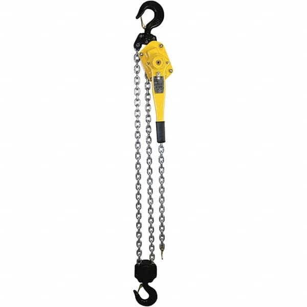 OZ Lifting Products - 12,000 Lb Capacity, 20' Lift Height, Chain Lever Hoist with Overload Protection - Caliber Tooling