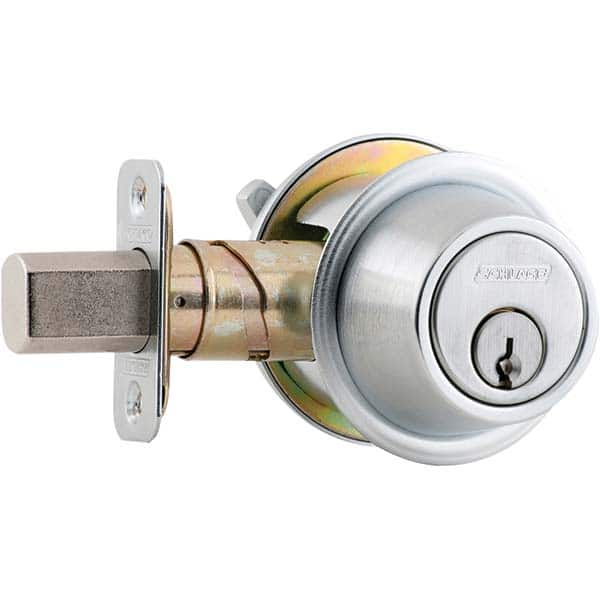 Schlage - Deadbolts Type: Single Cylinder Door Thickness Range: 1-3/8 - 1-7/8 - Caliber Tooling