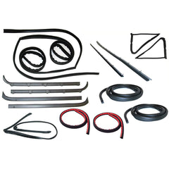 Fairchild Industries - Automotive Replacement Parts; Type: Belt; Channel; Seal Kit ; Application: 1980-1986 Ford Bronco Belt, Channel, Seal Kit replaces OEM# F5TZ1521536A; F2TZ98422A00A; EOTZ1021453A; EOTZ1021452A; EOTZ1021457A; EOTZ1021456A; E8TZ9841610 - Exact Industrial Supply