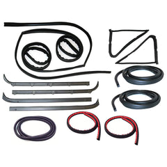 Fairchild Industries - Automotive Replacement Parts; Type: Belt Weatherstrip--Window Channel--Door Seal Kit ; Application: 1980-1986 Ford F-Series, Full Size Pickup Belt, Channel, Seal Kit replaces OEM# E9TZ1521536A; F0TZ1521536A; F5TZ1521536A; E0TZ10214 - Exact Industrial Supply