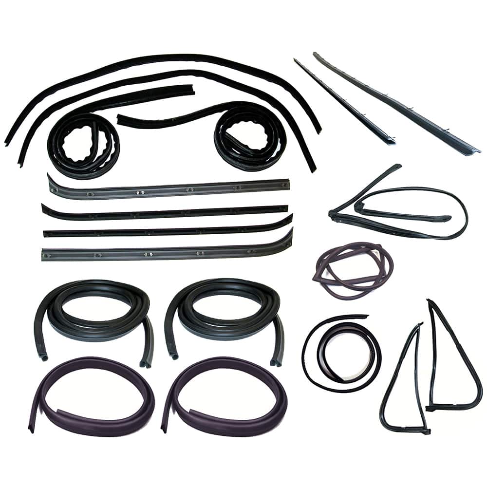 Fairchild Industries - Automotive Replacement Parts; Type: Belt; Channel; Seal Kit ; Application: 1978-1979 Ford Bronco Belt, Channel, Seal Kit replaces OEM# D3TZ1021546A; D8TZ1021536A; D7TZ1021453A; D7TZ1021452A; D3TZ1021457B; D3TZ1021456B; E8TZ9841610A - Exact Industrial Supply