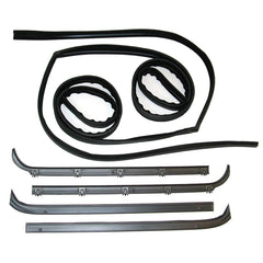 Fairchild Industries - Automotive Replacement Parts; Type: Belt Weatherstrip- Window Channel Kit ; Application: 1980-1986 Ford F-Series, Full Size Pickup Belt, Channel Kit replaces OEM# E9TZ1521536A; F0TZ1521536A; F5TZ1521536A; E0TZ1021453A; E0TZ1021452A - Exact Industrial Supply