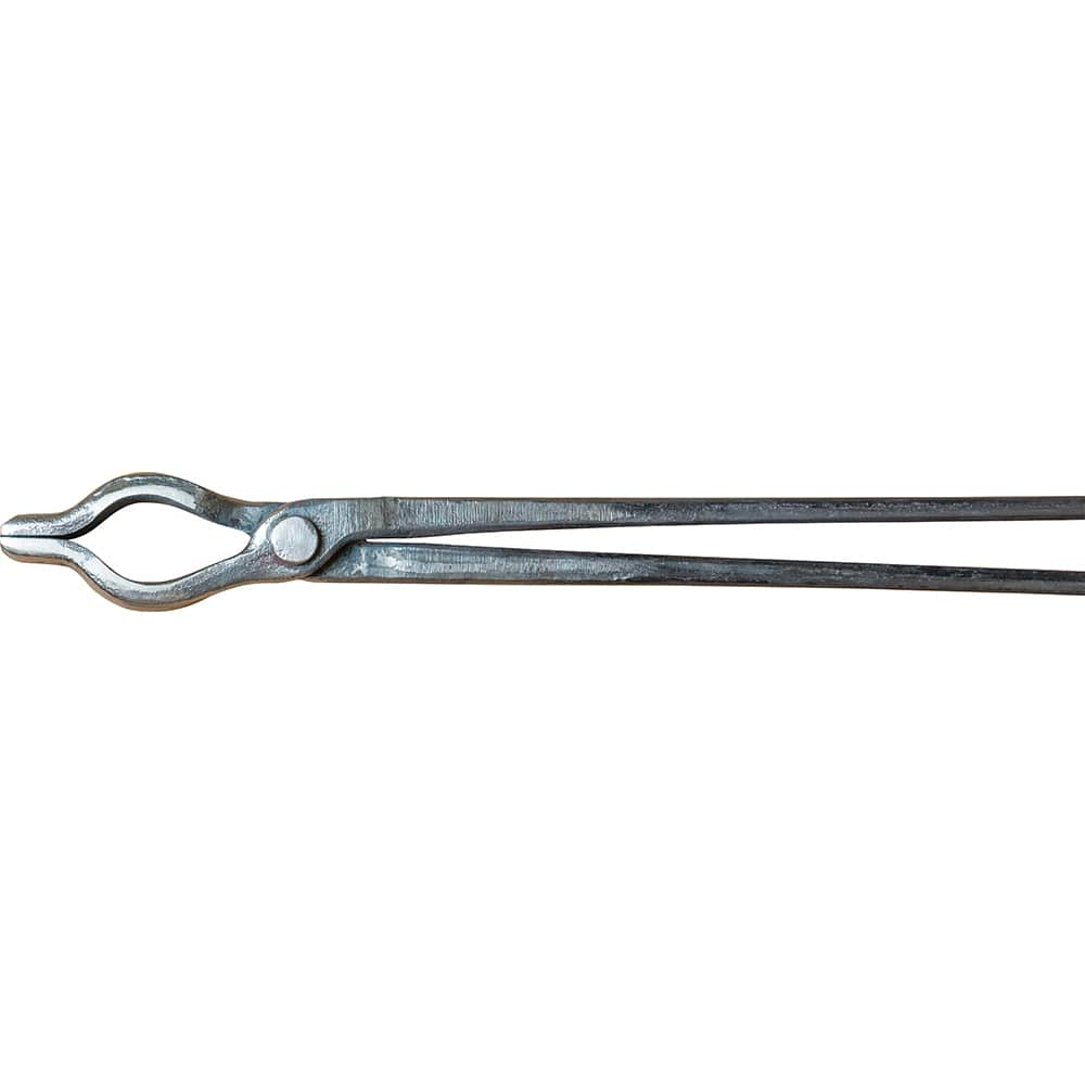 Lansing Forge, Inc. - Tongs; Type: Curved; Flat Jaw ; Overall Length (Inch): 42.00000 ; Material: High Carbon Steel - Exact Industrial Supply