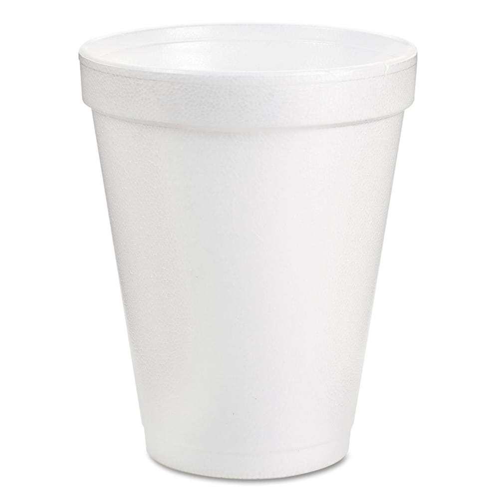 DART - Paper & Plastic Cups, Plates, Bowls & Utensils; Breakroom Accessory Type: Foam Cups ; Breakroom Accessory Description: Cups-Hot/Cold Drink; Foam ; Color: White - Exact Industrial Supply