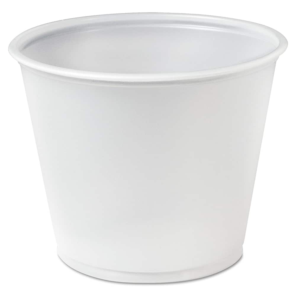 DART - Paper & Plastic Cups, Plates, Bowls & Utensils; Breakroom Accessory Type: Portion Cup ; Breakroom Accessory Description: Cups-Portion; Plastic ; Color: Translucent - Exact Industrial Supply