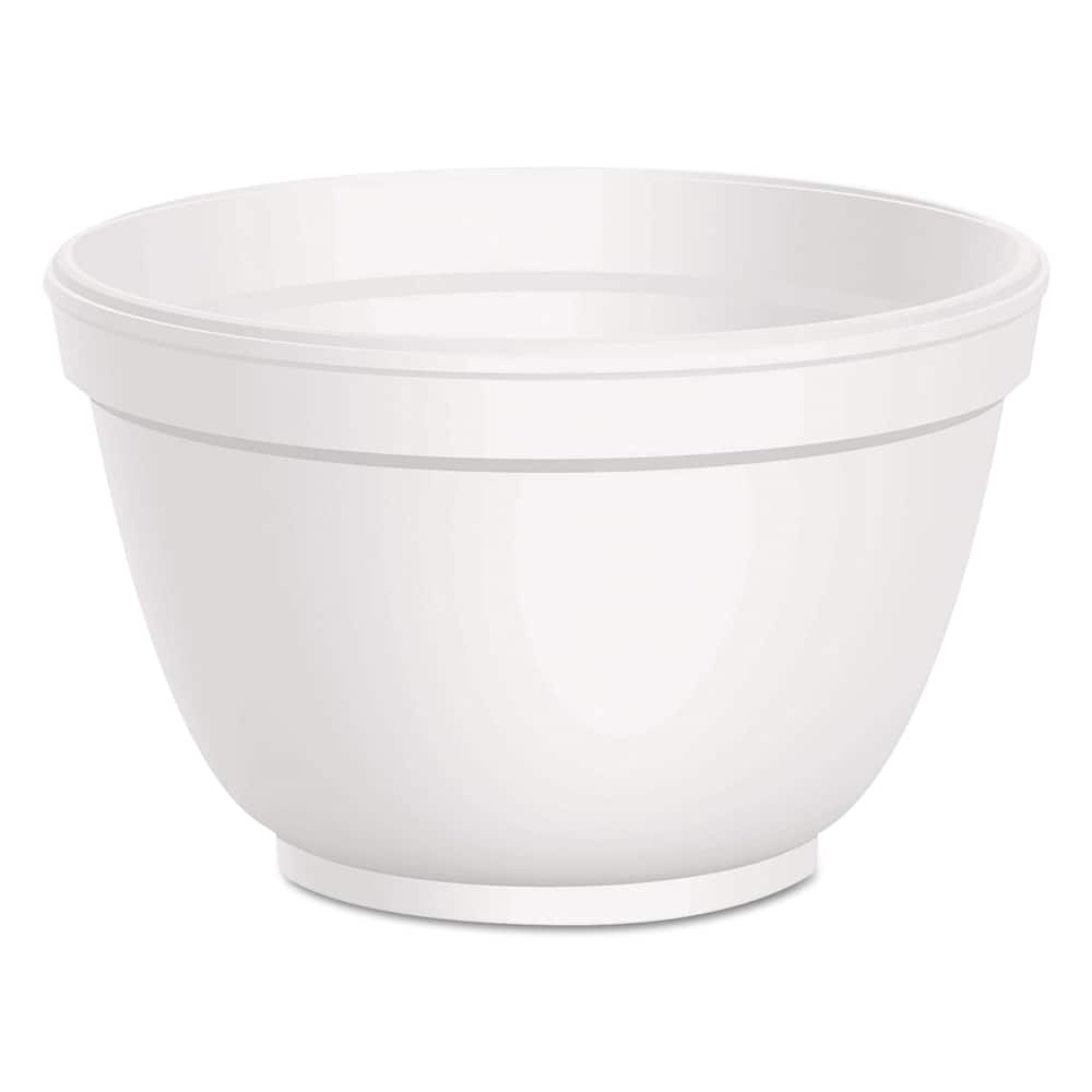 DART - Food Containers; Type: Bowl ; Shape: Round ; Volume Range: Smaller than 64 oz. ; Height (Decimal Inch): 2.000000 ; Diameter/Width (Decimal Inch): 3.5000 ; Material Family: Foam - Exact Industrial Supply