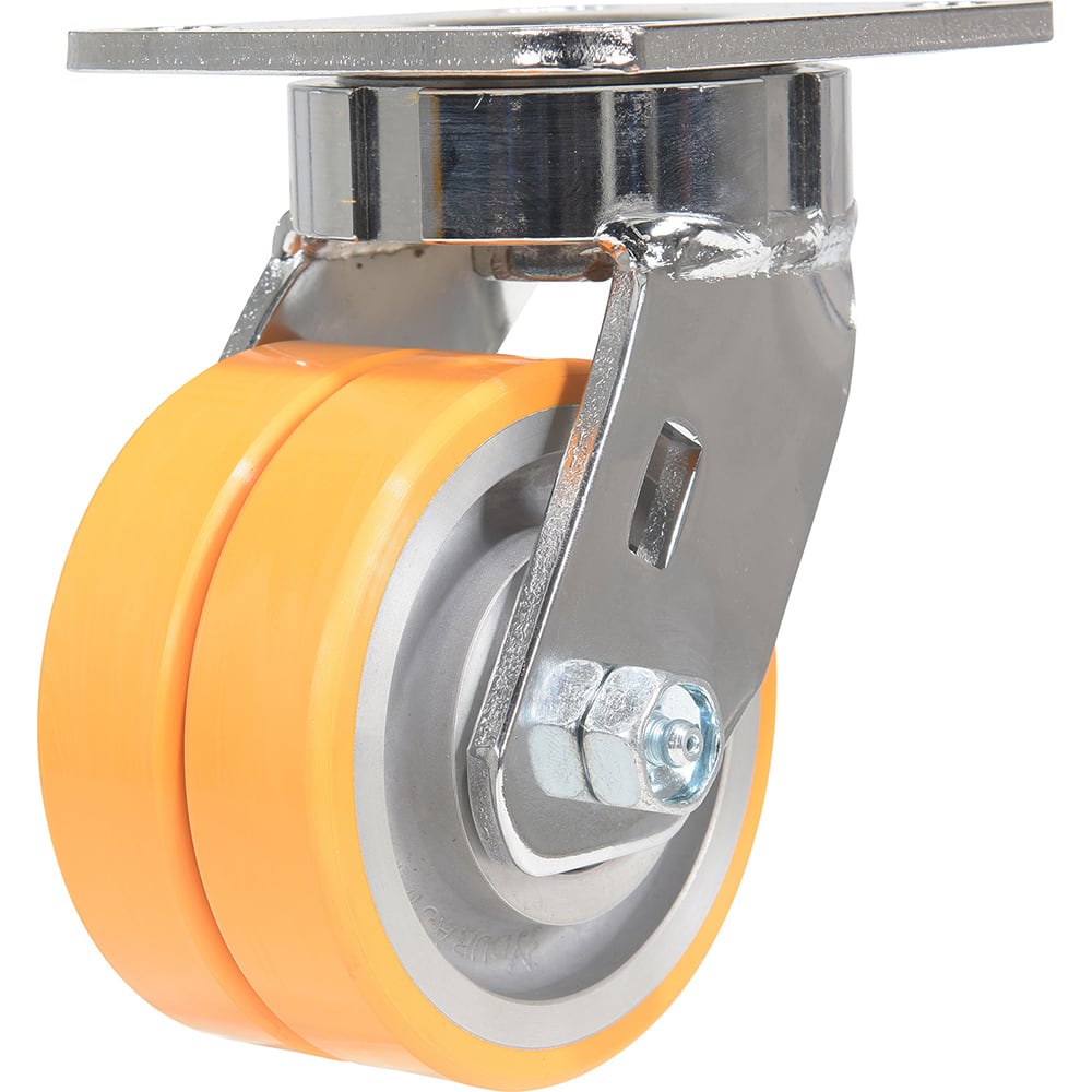 Vestil - Standard Casters; Mount: With Holes ; Style: Rigid ; Wheel Diameter: 4 (Inch); Wheel Width: 2 (Inch); Overall Height (Inch): 5-1/2 ; Load Capacity (Lb.): 1000.000 - Exact Industrial Supply